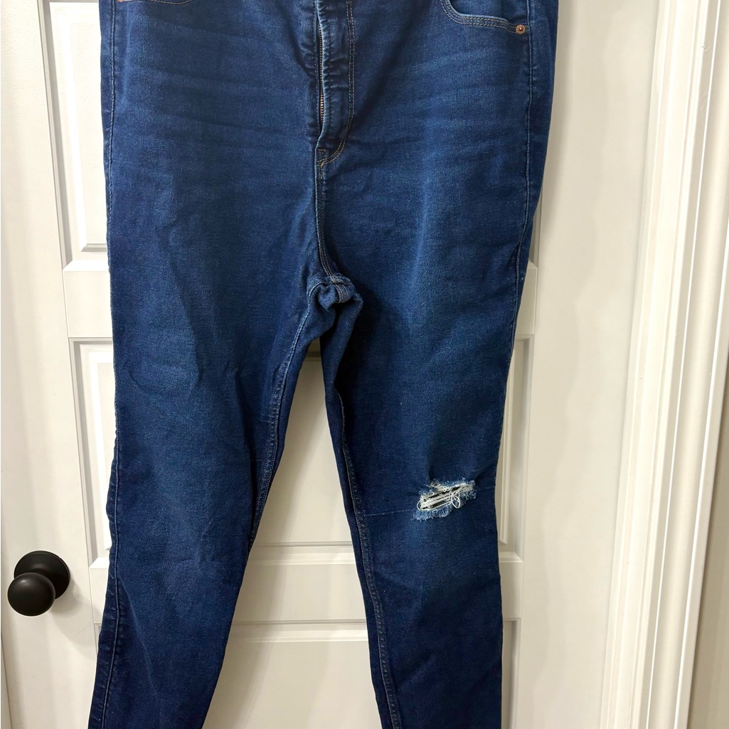 Old Navy Blue Skinny Jeans Sleek Fit